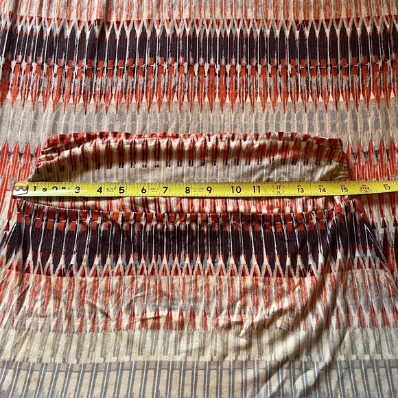 Cynthia Rowley Maxi Skirt Stretchy Summer Boho Fold Over Size Small - Picture 5 of 11